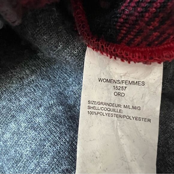 Woolrich thick fleece glacier view pullover poncho M/L - Picture 8 of 8